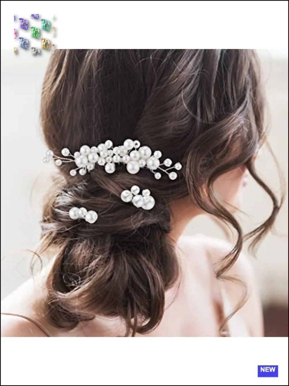 9 Pcs Pearl Hair Pins Wedding Hair Accessories for Bridesmaids